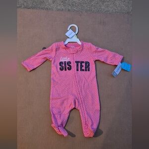 Carter's Pink Polka Dot Baby Onesie